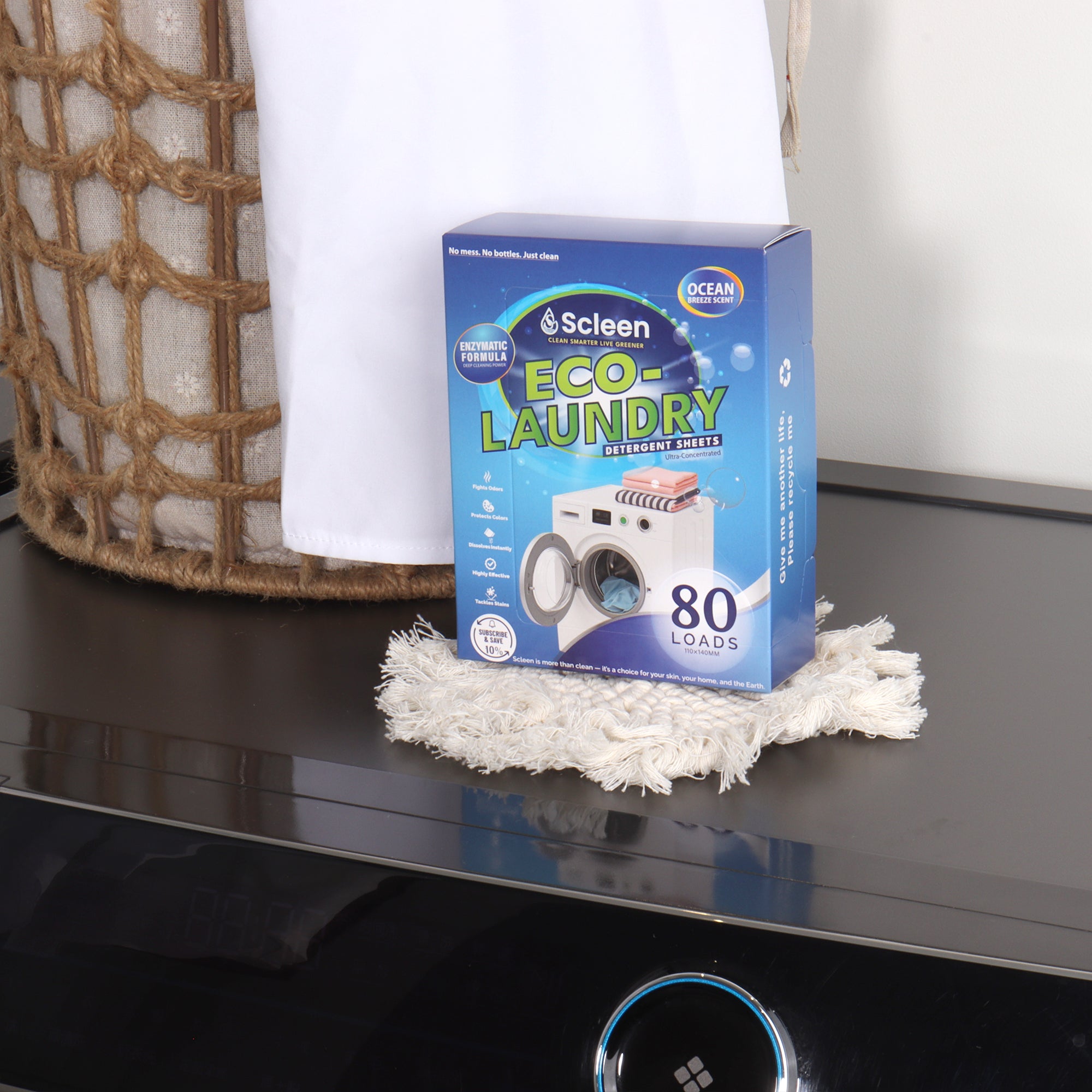 Plastic-Free Detergent Sheets
Clean Smarter. Live Greener.